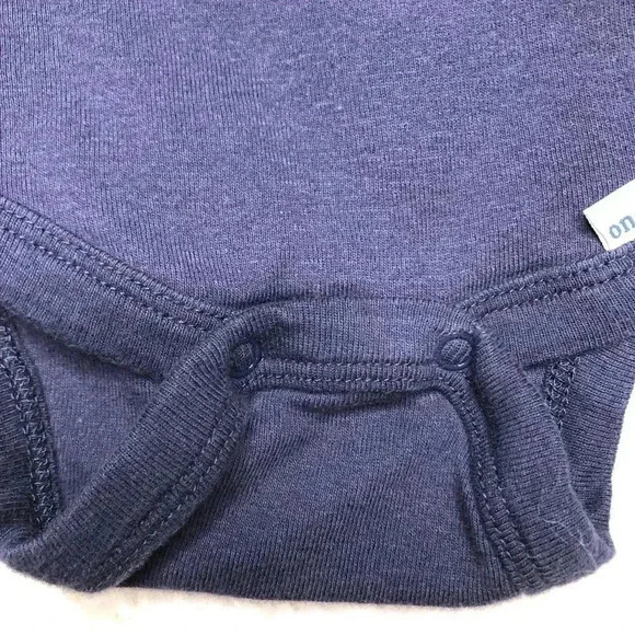 Gerber Onesie  Diaper Shirt Space Alien Blue Size Newborn - Picture 2 of 16